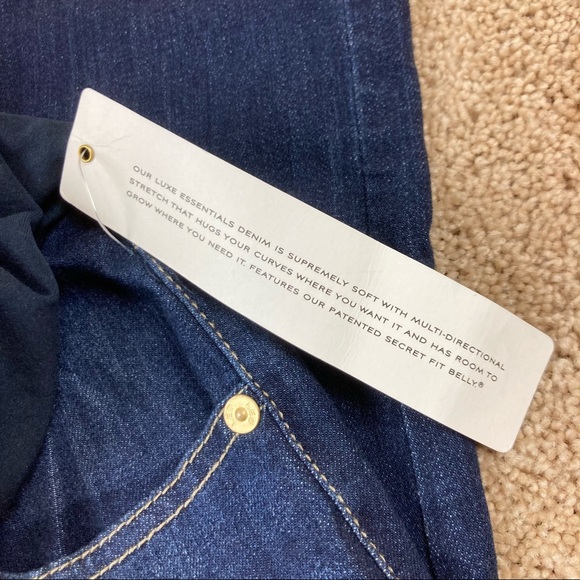 led Full Panel Crop Flare Bootcut Maternity Jeans - Picture 6 of 13